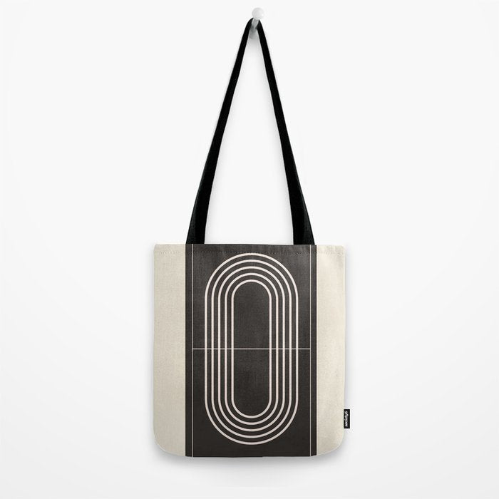 Minimal Geometric Line Art 4 Tote Bag Gallery Image 2