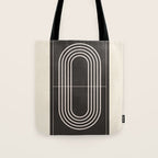 Minimal Geometric Line Art 4 Tote Bag Gallery Image 1