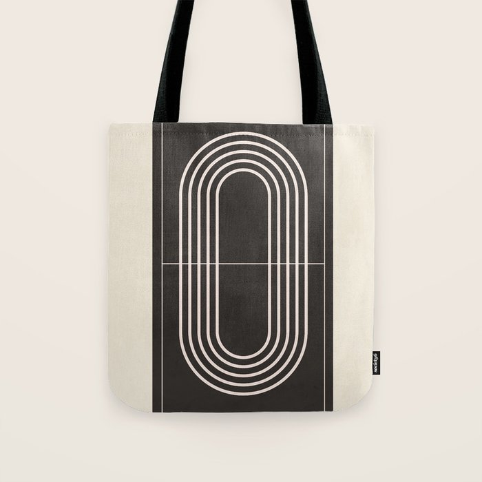 Minimal Geometric Line Art 4 Tote Bag Gallery Image 1