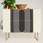 Minimal Geometric Line Art 4 Credenza Gallery Image 1
