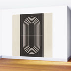 Minimal Geometric Line Art 4 Wall Mural Gallery Image 2