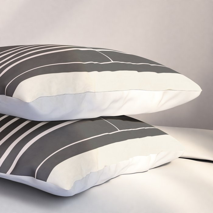 Minimal Geometric Line Art 4 Pillow Sham Gallery Image 3