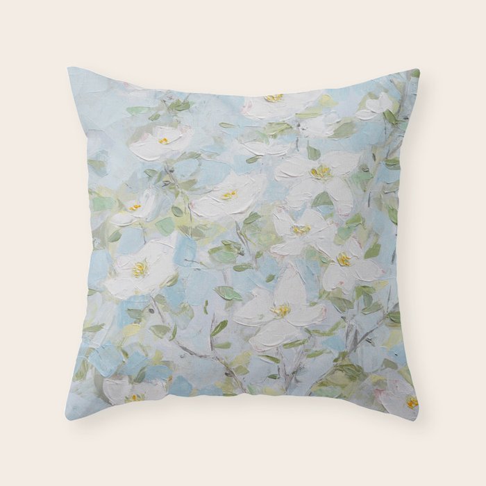 Virginia Blooms Throw Pillow Gallery Image 1