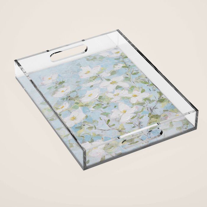 Virginia Blooms Acrylic Tray Gallery Image 1