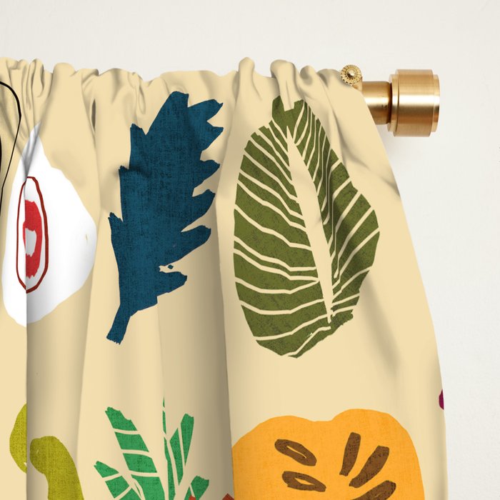 Fruit and Spice Rack Window Curtain Gallery Image 2