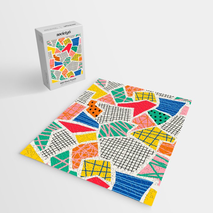 Color Patchwork: Bauhaus Edition Jigsaw Puzzle Gallery Image 2