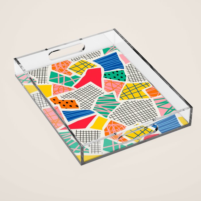 Color Patchwork: Bauhaus Edition Acrylic Tray Gallery Image 1