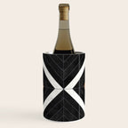 Urban Tribal Pattern No.1 - Concrete and Wood Wine Chiller Gallery Image 1