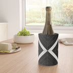 Urban Tribal Pattern No.1 - Concrete and Wood Wine Chiller Gallery Image 4