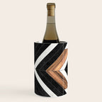 Urban Tribal Pattern No.1 - Concrete and Wood Wine Chiller Gallery Image 3