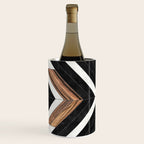 Urban Tribal Pattern No.1 - Concrete and Wood Wine Chiller Gallery Image 2