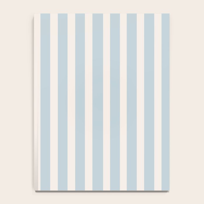 Blue and Cream Stripes Notebook Gallery Image 4