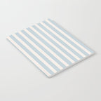 Blue and Cream Stripes Notebook Gallery Image 2