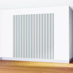 Blue and Cream Stripes Wall Mural Gallery Image 2