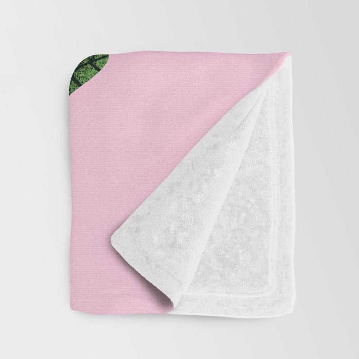Snake with Black Roses Lunar New Year Art Throw Blanket Gallery Image 3