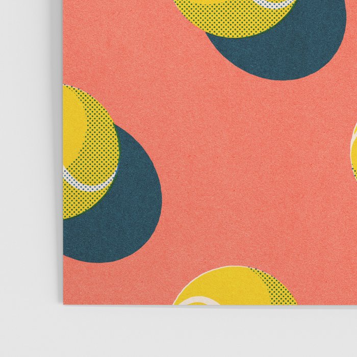 BALLS Tennis - clay court - pattern Poster Gallery Image 3