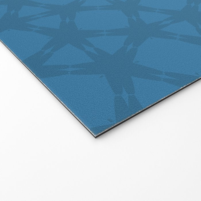 Celestial Blue Rippling Wave Pattern Welcome Mat Gallery Image 2