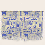 Vintage tropical summer patchwork art pattern Wall Hanging Gallery Image 1
