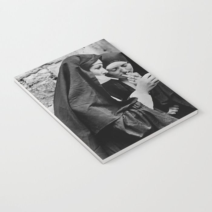 Smoking Nuns Vintage Photo -Smoking Nuns Notebook Gallery Image 3