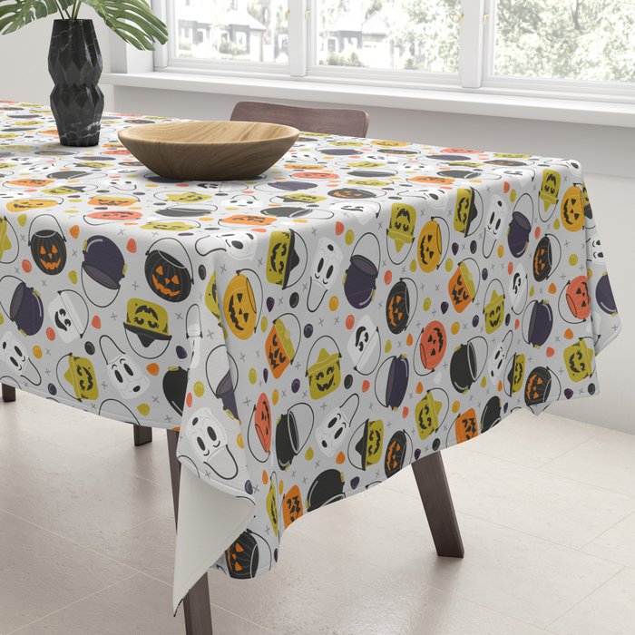Halloween Candy Buckets Tablecloth Gallery Image 3
