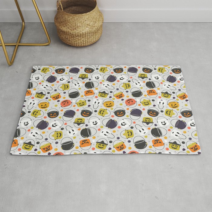 Halloween Candy Buckets Rug Gallery Image 1