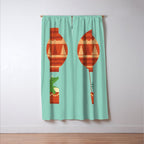 Dragon On Hot Air Balloon Window Curtain Gallery Image 3