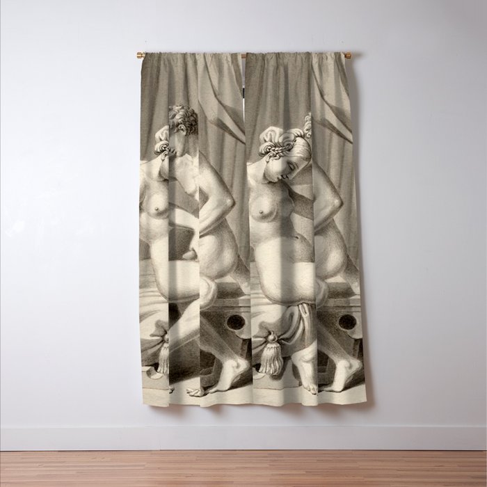 Jean Frédéric Maximilien de Waldeck Erotic Lovers X Window Curtain Gallery Image 3