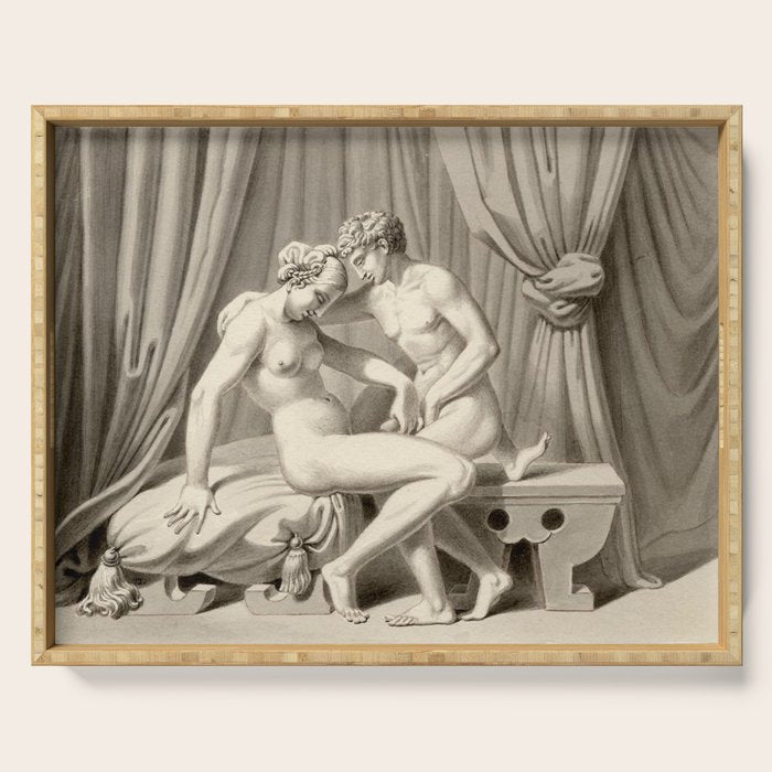 Jean Frédéric Maximilien de Waldeck Erotic Lovers X Serving Tray Gallery Image 1
