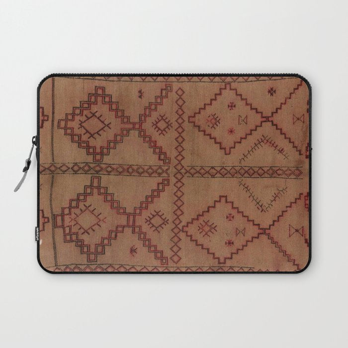 Heritage Moroccan Berber Carpet Design B29 Laptop Sleeve Gallery Image 1