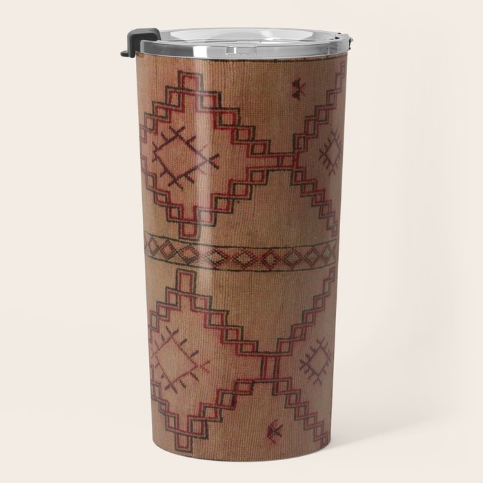 Heritage Moroccan Berber Carpet Design B29 Travel Mug Gallery Image 3