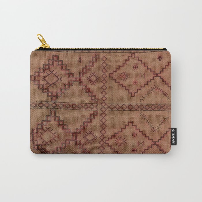 Heritage Moroccan Berber Carpet Design B29 Carry All Pouch Gallery Image 1