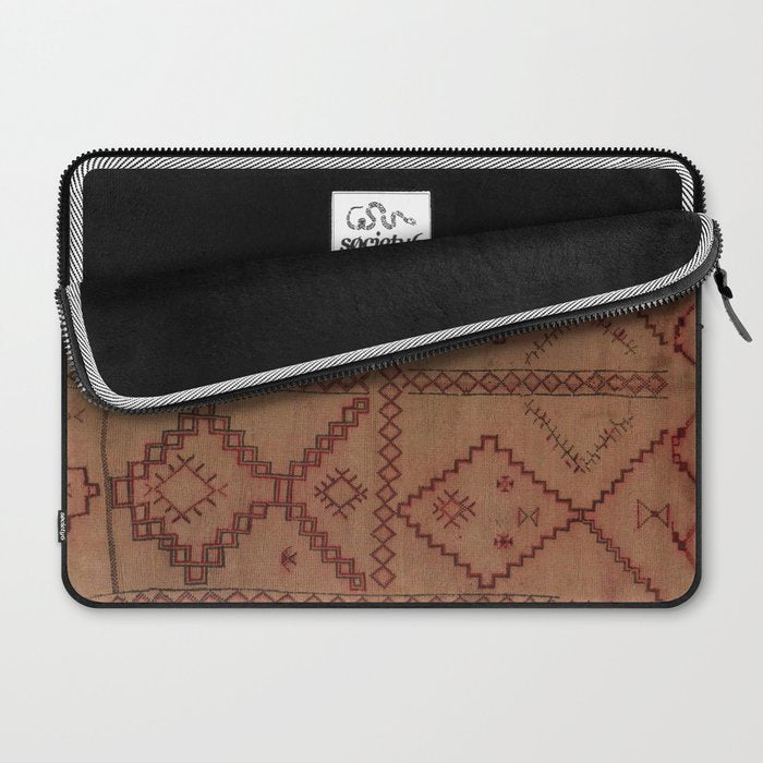 Heritage Moroccan Berber Carpet Design B29 Laptop Sleeve Gallery Image 2
