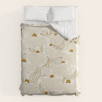 calming essentials Natural flow meadow ivory Duvet Cover Gallery Image 6