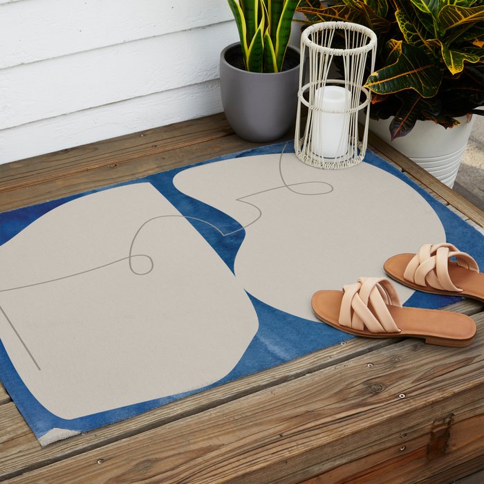 Blue Monday 02 Outdoor Rug Gallery Image 2