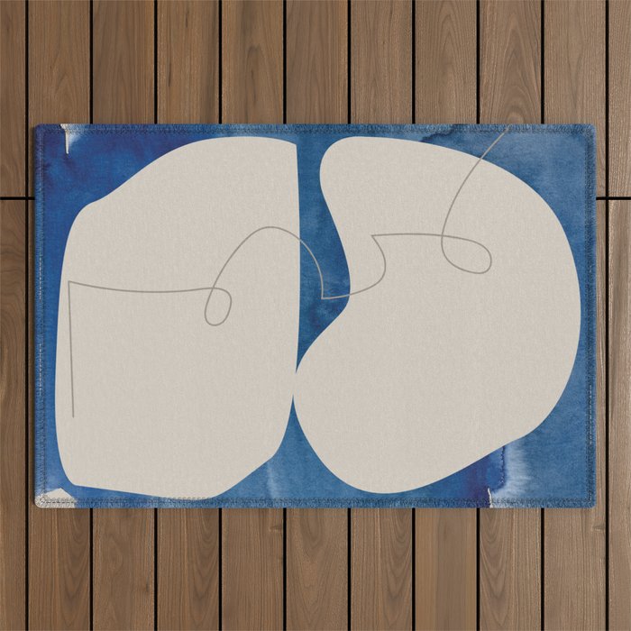 Blue Monday 02 Outdoor Rug Gallery Image 1