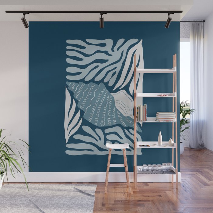 Ocean Floor - Dark Wall Mural Gallery Image 1