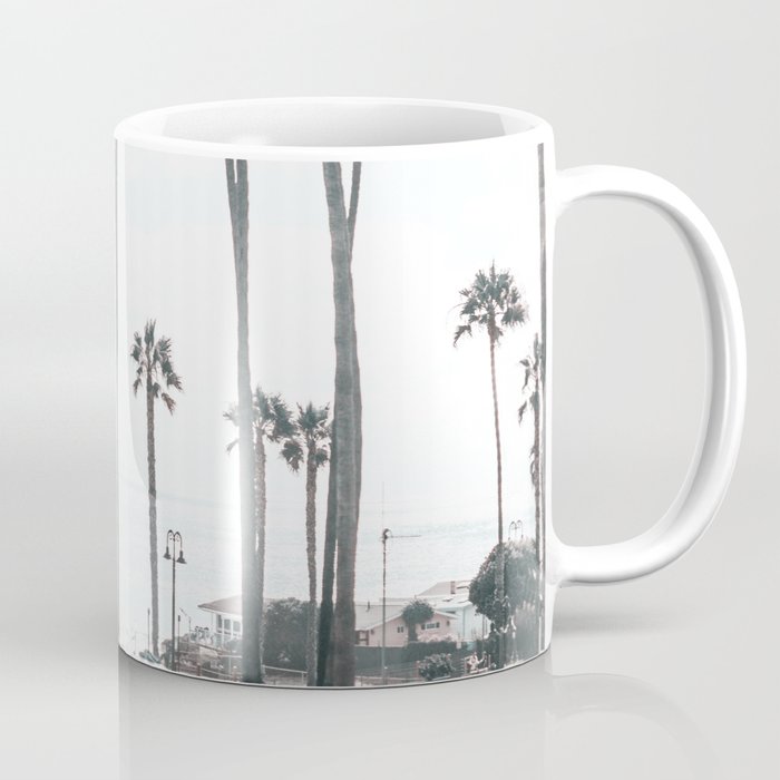 Pool and Palm Trees Coffee Mug Gallery Image 1
