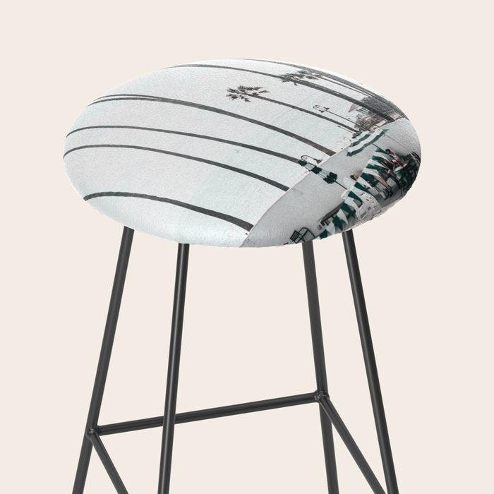 Pool and Palm Trees Stool Gallery Image 2