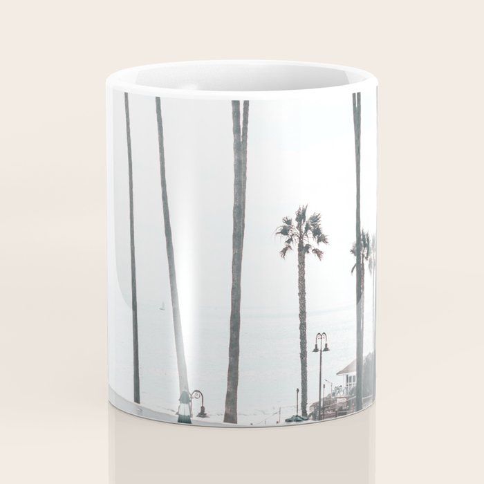 Pool and Palm Trees Coffee Mug Gallery Image 4
