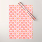 Rainbow Checkered Print Wrapping Paper Gallery Image 1