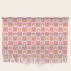 Rainbow Checkered Print Wall Hanging Gallery Image 1