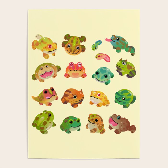 Horned frog - bright Poster Gallery Image 1