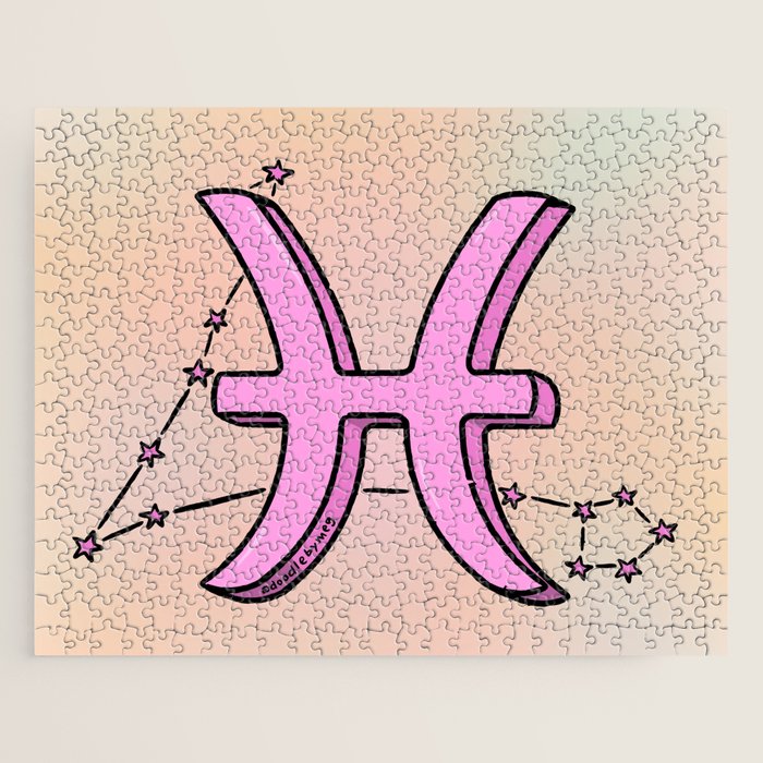 Pisces Symbol Jigsaw Puzzle Gallery Image 1