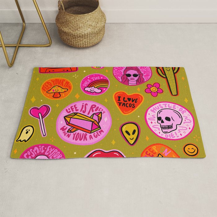 Patch Print Rug Gallery Image 1
