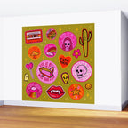 Patch Print Wall Mural Gallery Image 2
