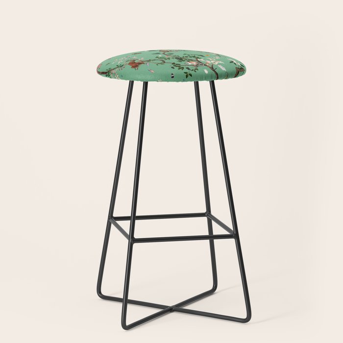 Monkey World Green Stool Gallery Image 1