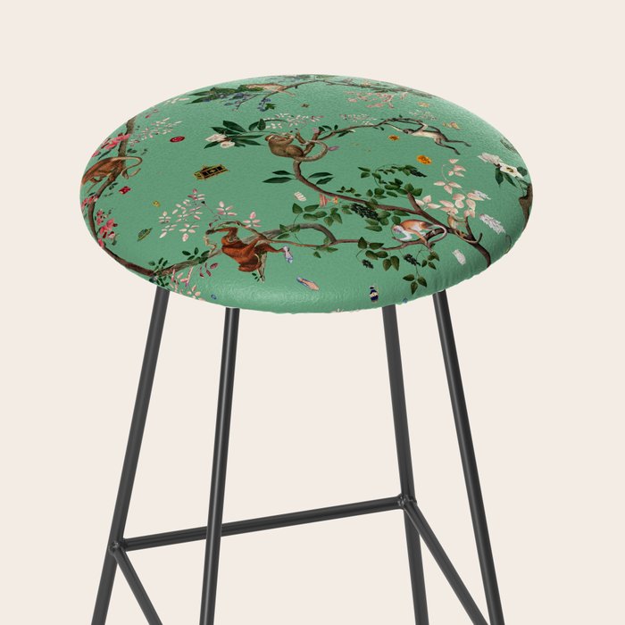 Monkey World Green Stool Gallery Image 2