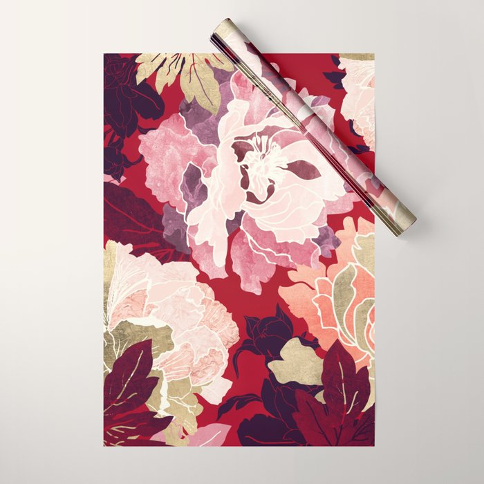 Bold Botanical II Wrapping Paper Gallery Image 1
