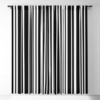 Classic Stripes XLI - Black and White Window Curtain Gallery Image 5
