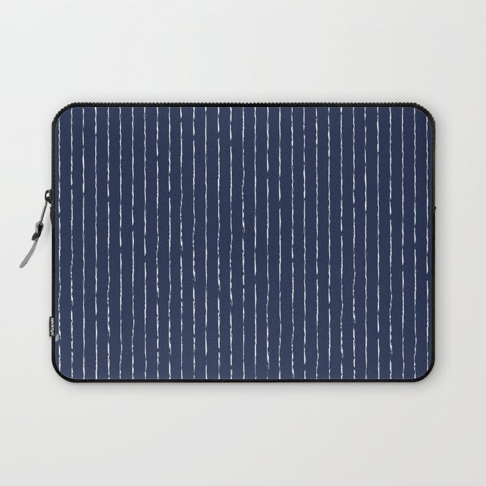 Lines II (Navy) Laptop Sleeve Gallery Image 1